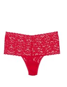 Hanky Panky Retro Lace Thong 9K1926 Red One Size