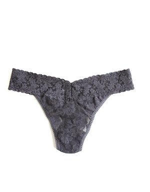 Hanky Panky Original Rise Thong 4811 Granite One Size