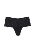 Retro Thong Plus Panty Black 9K1926X - Lace & Day