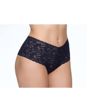Hanky Panky Retro Lace Thong 9K1926 Navy One Size