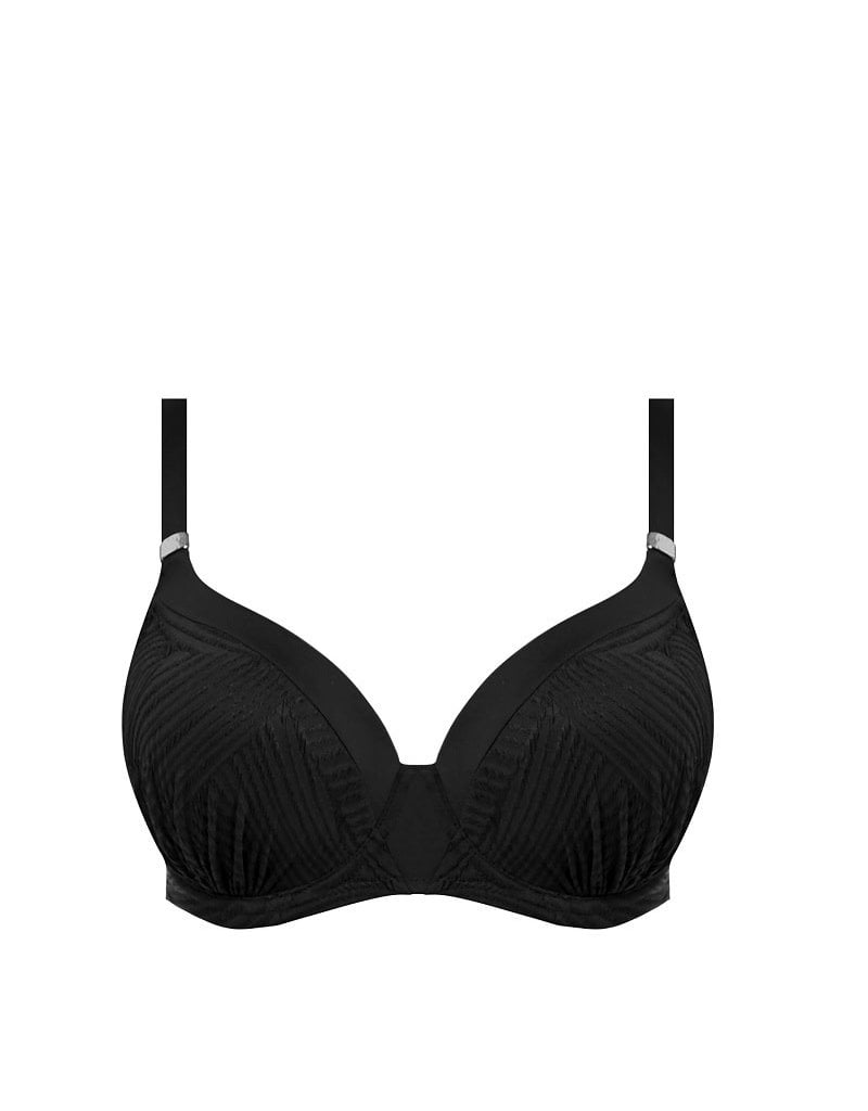 Fantasie Ottawa Bikini Top, Black at John Lewis & Partners