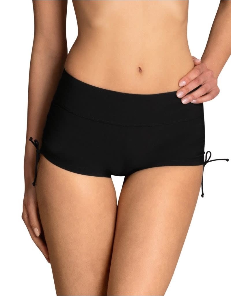 Adjustable Boy Shorts Bikini Bottom