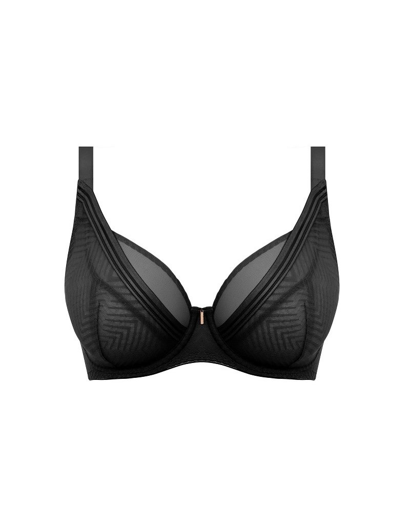 Freya Tailored Brazilian Brief Black