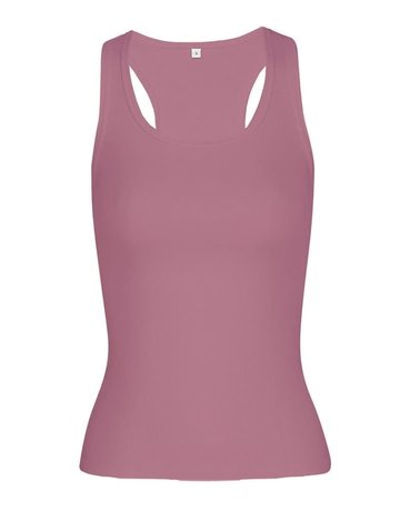 Hottie Hot Lu 30 Short Ebb To Street Tank Top With Padded Bra Pink