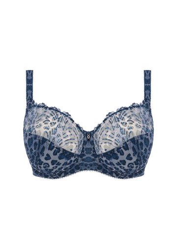 6951 Panache Jasmine Balcony Bra Navy Floral Print - 6951 Floral Print