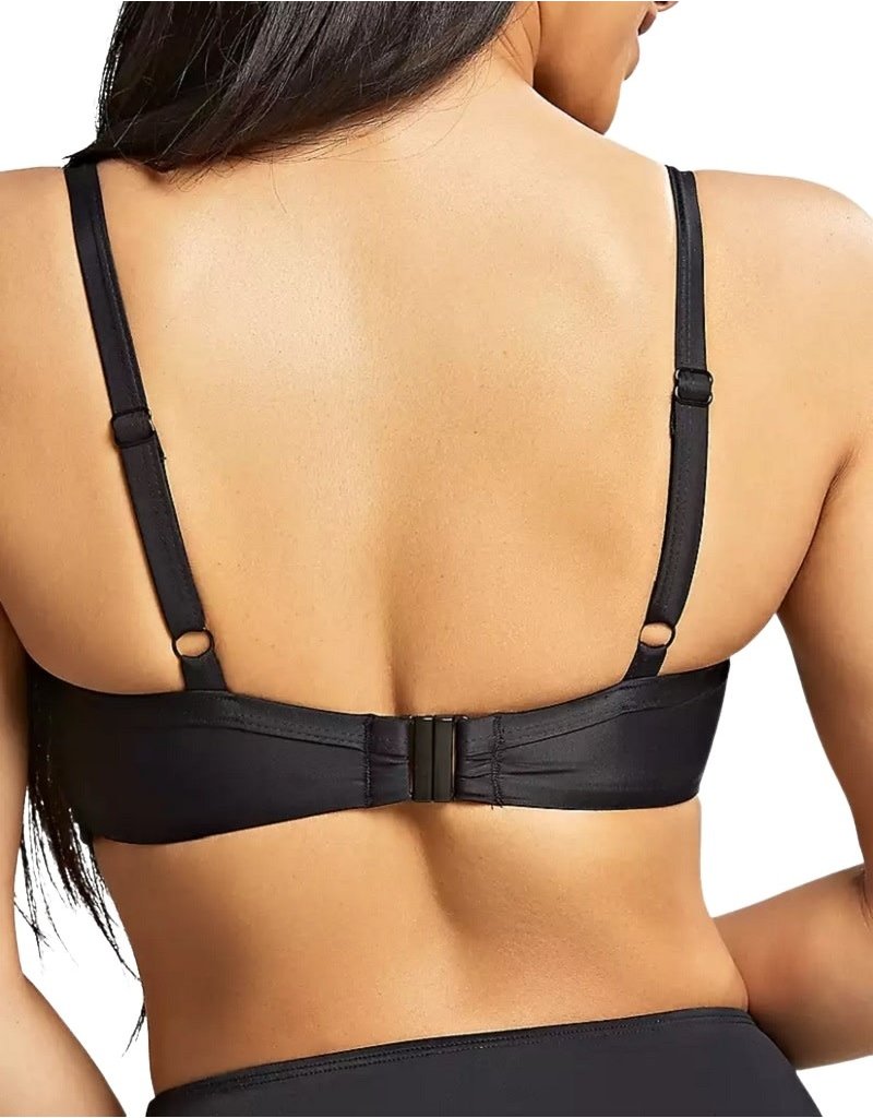 PANACHE 32DD Sorrento Underwired BIKINI 👙TOP Black Bra Swimsuit