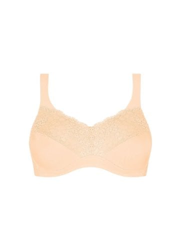 Amoena Bliss Non-wired Padded Bra Off-White/Sand - SEASONAL - Select  sizes/quantities available