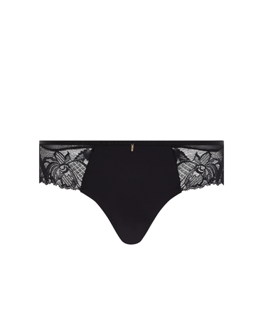 Chantelle Orangerie Lace-Trim Thong - Bergdorf Goodman