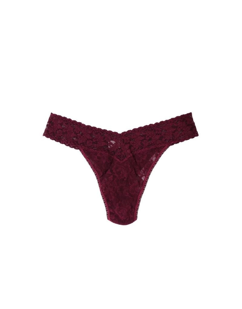 Hanky Panky Original Rise Thong 4811 Dried Cherry One Size