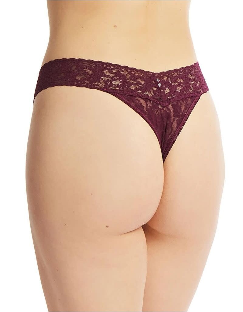 Hanky Panky Original Rise Thong 4811 Dried Cherry One Size