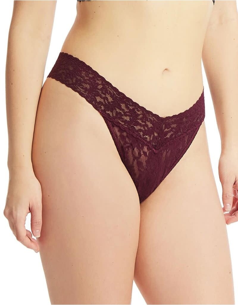 Hanky Panky Original Rise Thong 4811 Dried Cherry One Size