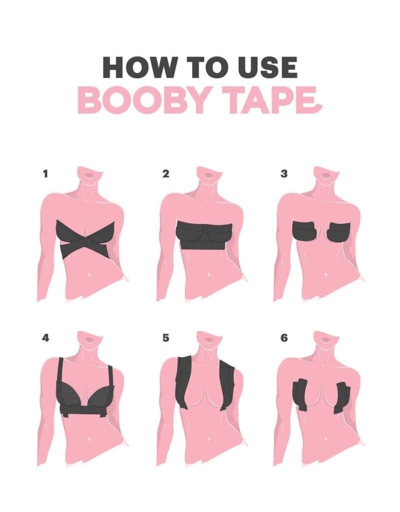 How to Use Booby Tape - The BraBar & Panterie