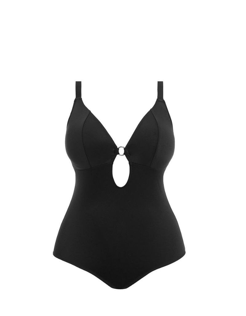 Elomi Kotiya Plunge Non Wire One Piece Swimsuit (ES800943), As Show, 38F :  : Clothing, Shoes & Accessories