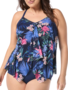 Beach House Plus Monterey Tropical Kerry Mesh Tankini HW4D355