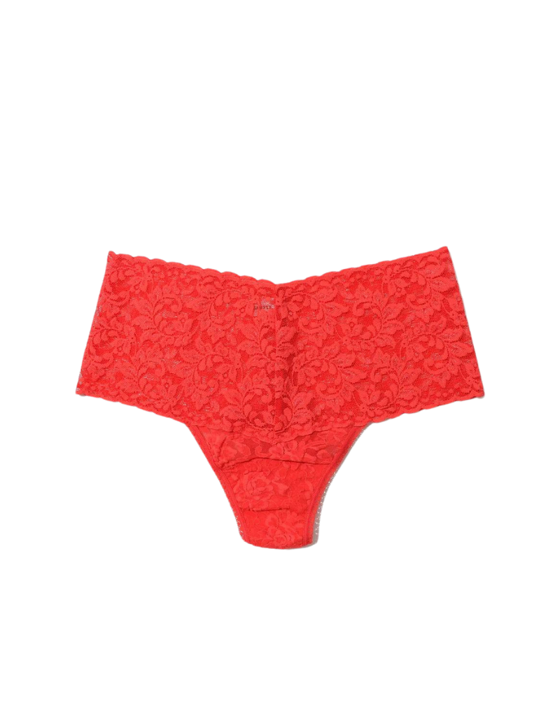 Hanky Panky Retro Lace Thong 9K1926 Hibiscus Bloom One Size