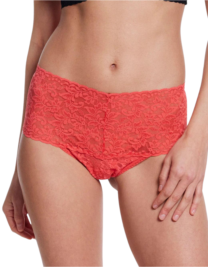 Hanky Panky Retro Lace Thong 9K1926 Hibiscus Bloom One Size