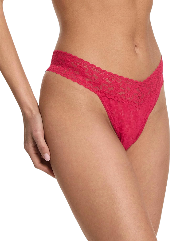 Hanky Panky Original Rise Thong 4811 Beet Juice One Size