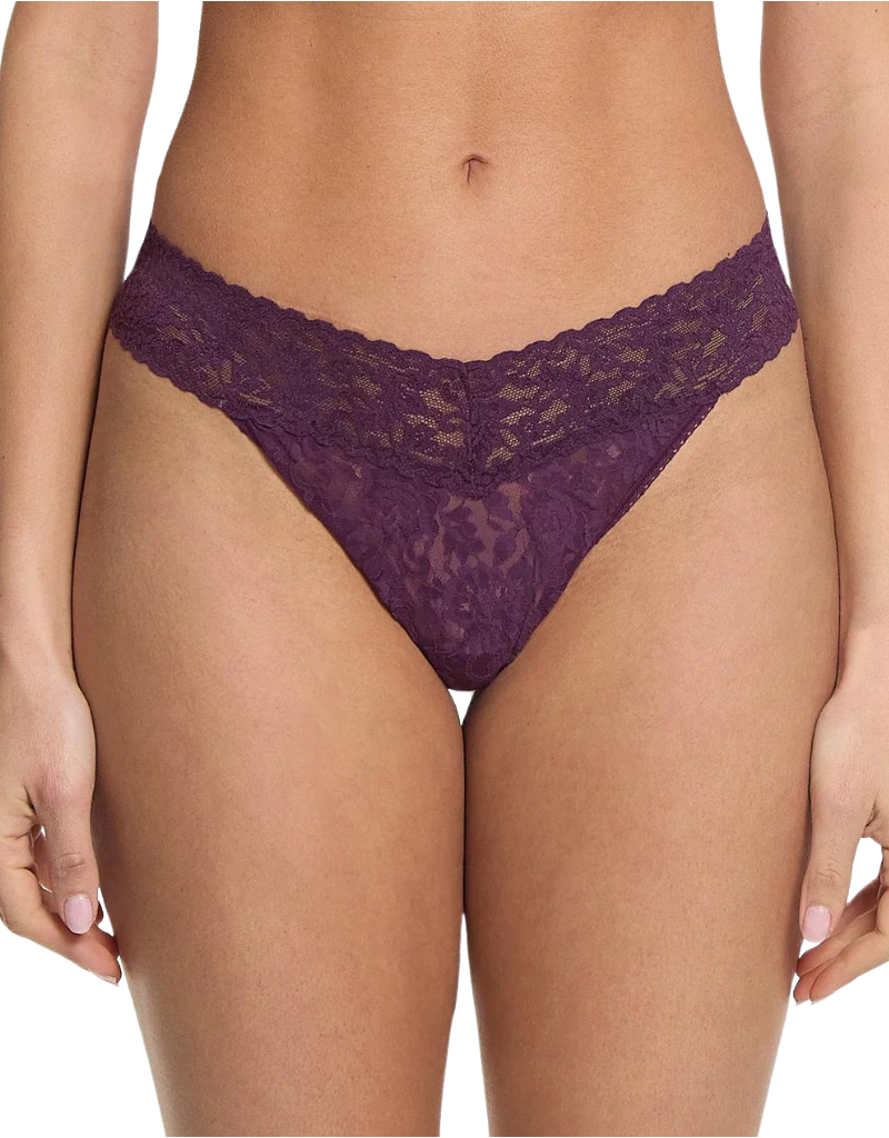 Hanky Panky Original Rise Thong 4811 Stone Fruit One Size