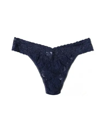 Hanky Panky Original Rise Thong 4811 Navy One Size