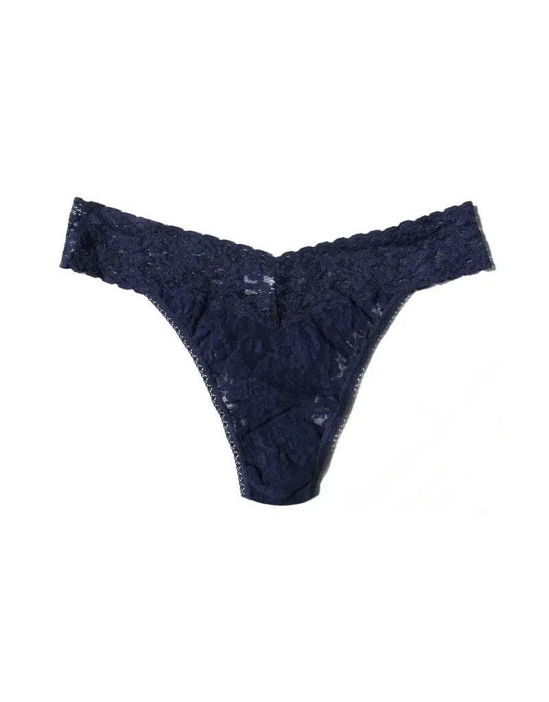Hanky Panky Original Rise Thong 4811 Navy One Size