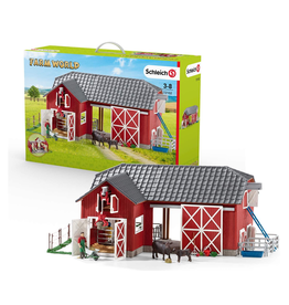 Schleich Large farm with Black Angus