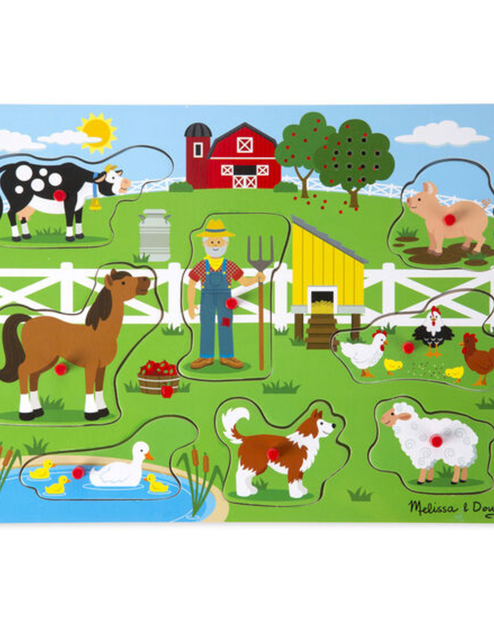 melissa and doug sound puzzle farm animals