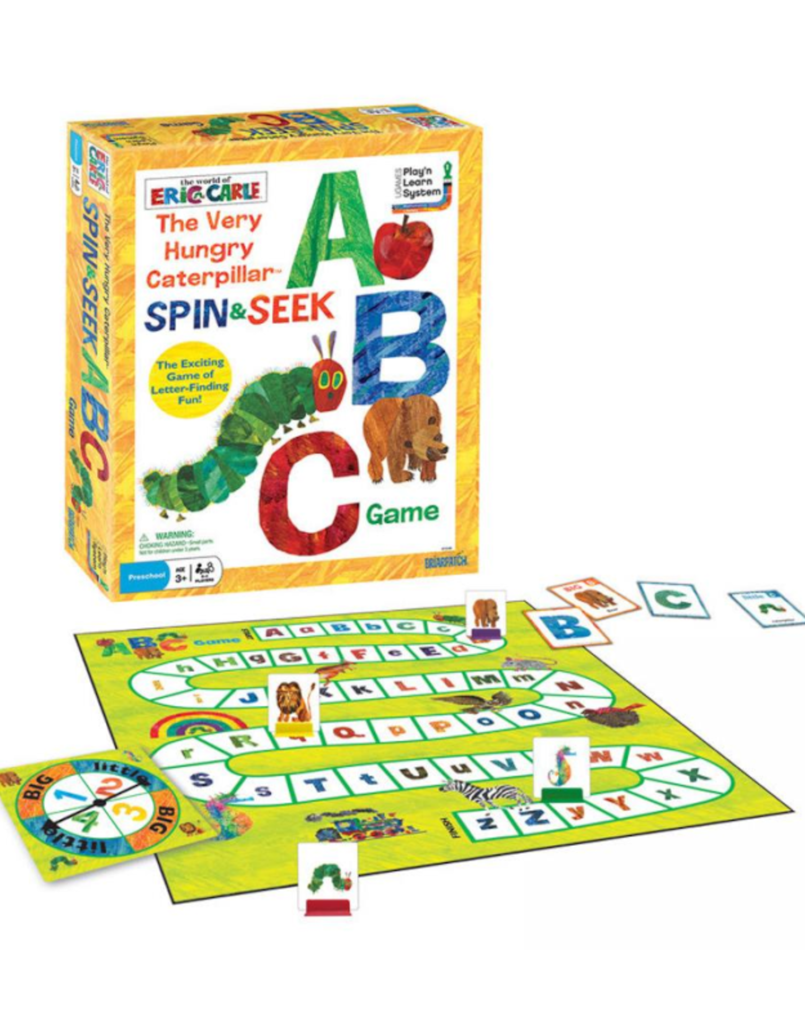 Briarpatch - The Very Hungry Caterpillar Spin and Seek ABC Game