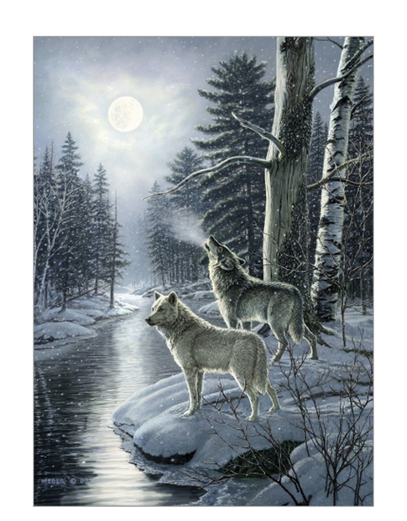 Cobble Hill Cobble Hill - 1000pcs - Wolves by Moonlight
