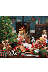 Cobble Hill Cobble Hill - 1000pcs - Christmas Puppies