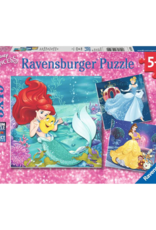 Ravensburger Ravensburger - 5+ - 3 x 49 - Princesses Adventure