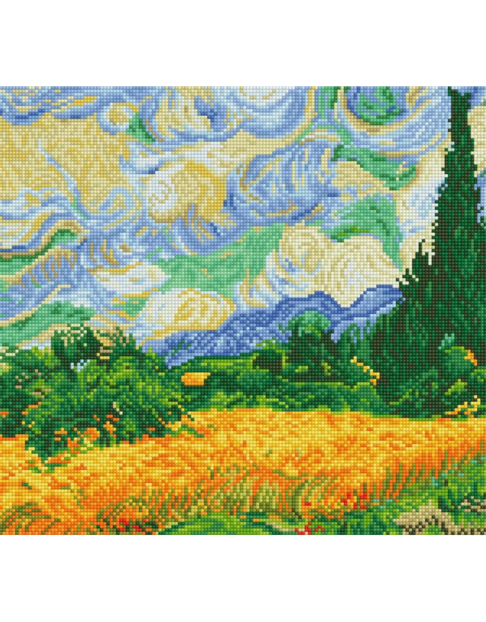 Diamond Dotz Diamond Dotz - Wheat Fields (Van Gogh)