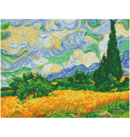 Diamond Dotz Diamond Dotz - Wheat Fields (Van Gogh)