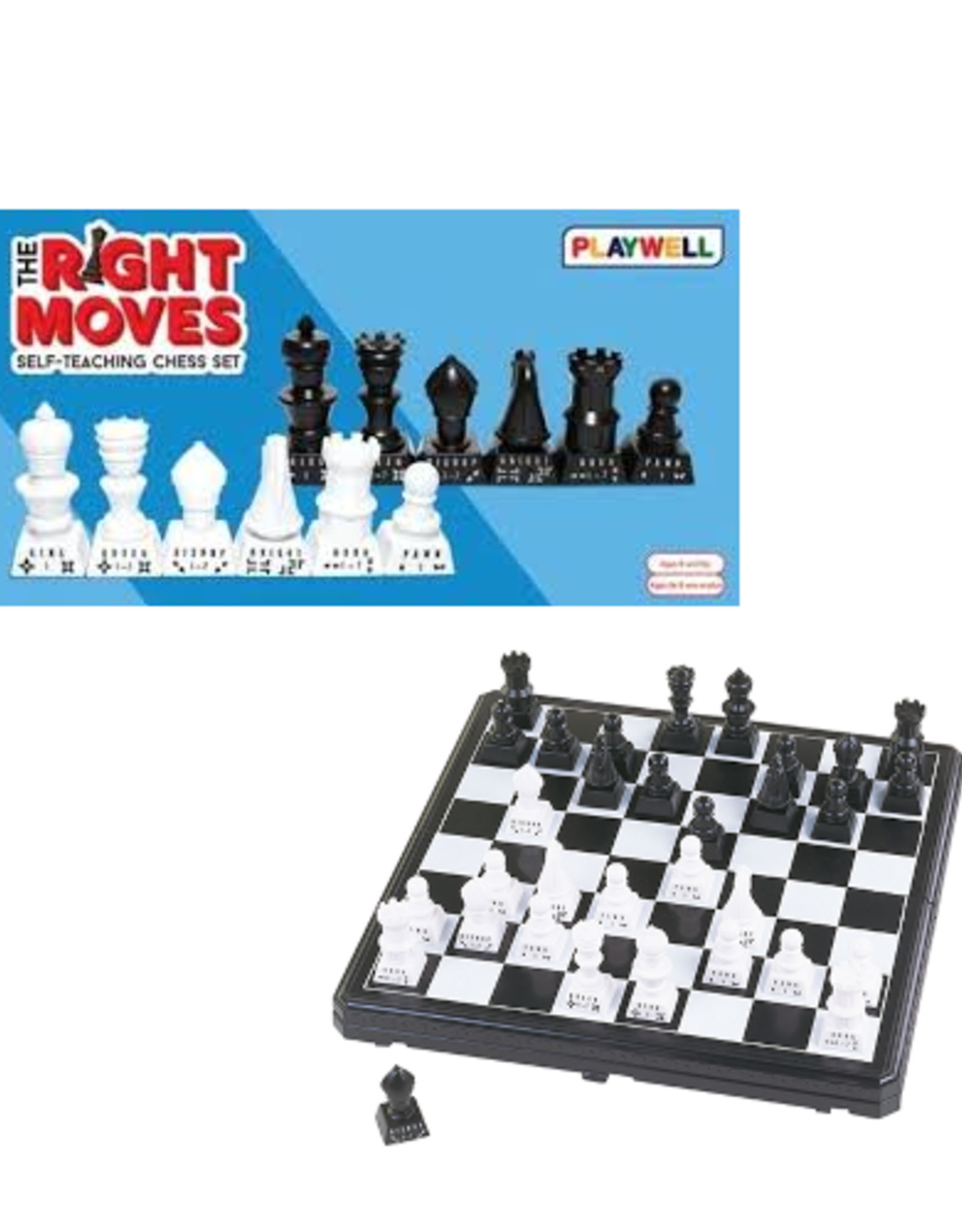 Playwell Playwell - Right Moves Self Teaching Chess Set