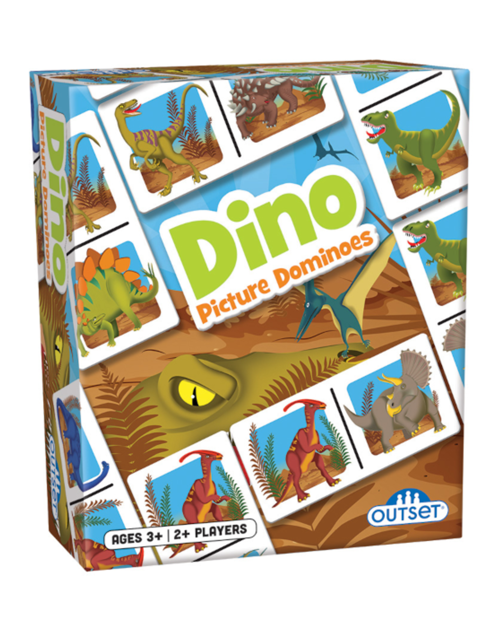Outset Media Outset - Dino Picture Dominoes