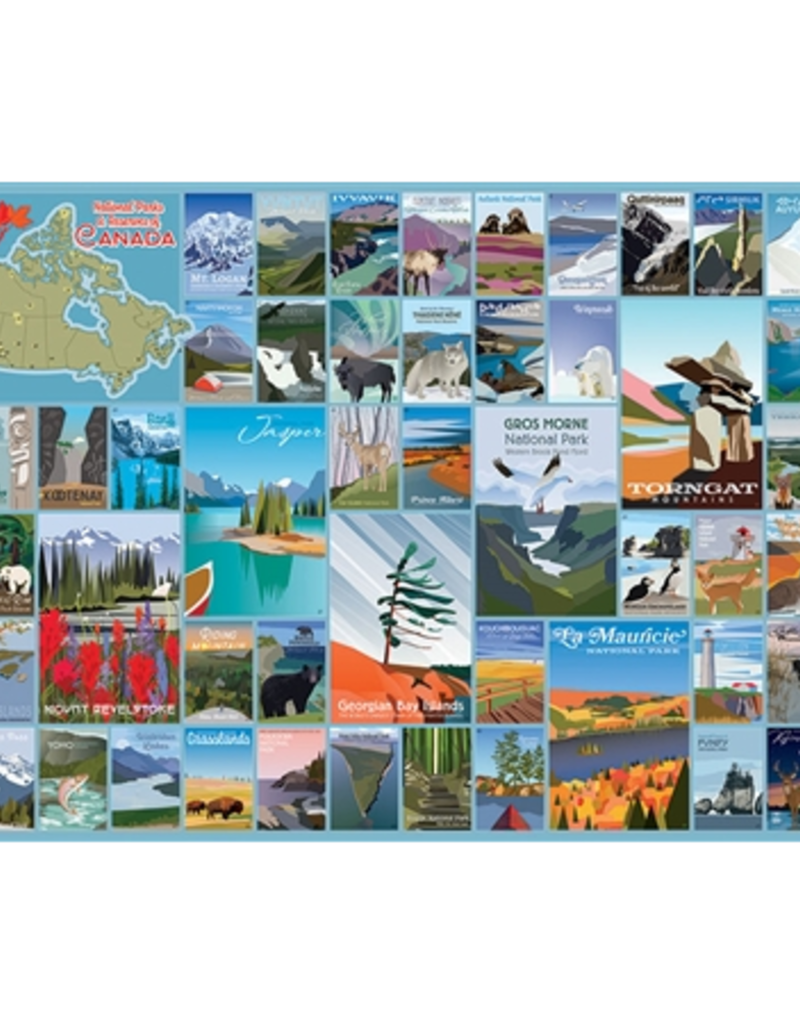 Cobble Hill Cobble Hill - 1000pcs - National Parks and Reserves of Canada