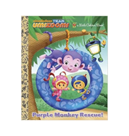 Little Golden Books Purple Monkey Rescue