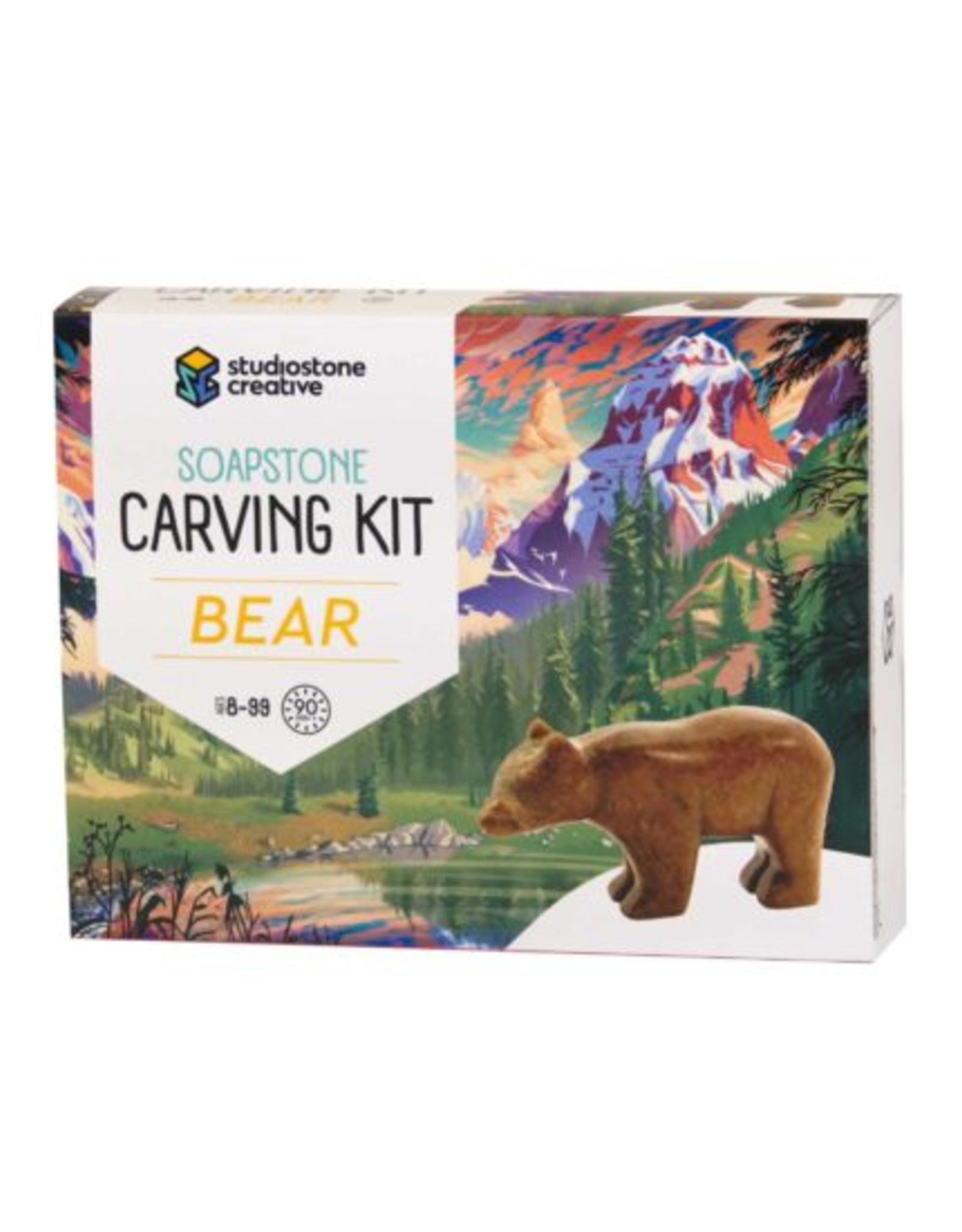 Studiostone Creative - Bear Soapstone Carving Kit