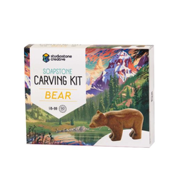 Bear Soapstone Carving Kit