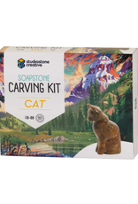 Studiostone Creative - Cat Soapstone Carving Kit