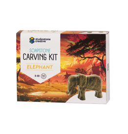 Elephant Soapstone Carving Kit