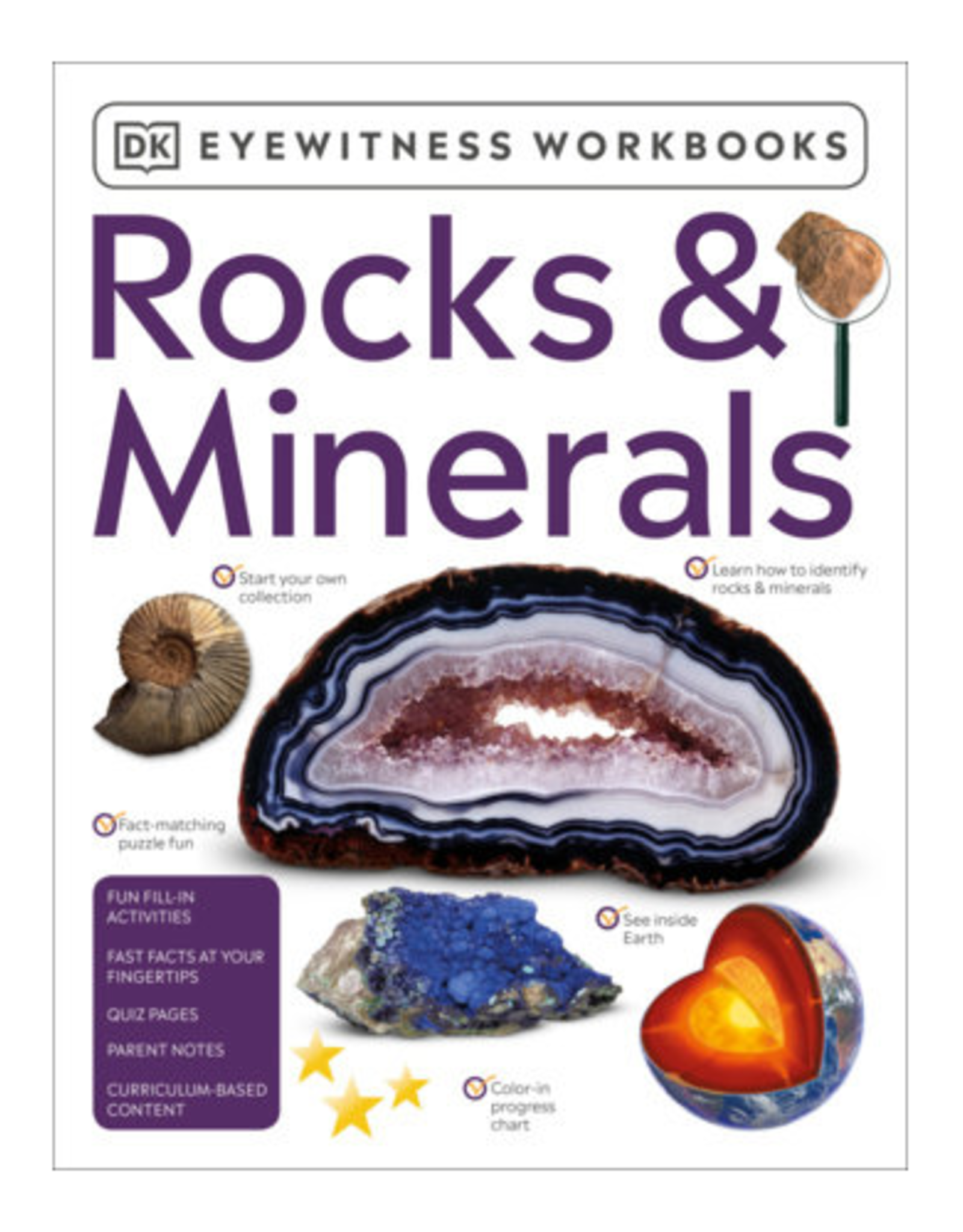 Penguin Random House Books Book - Eyewitness Workbook: Rocks & Minerals