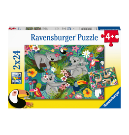 Ravensburger Koalas and Sloths (24pcs X 2 Puzzles)