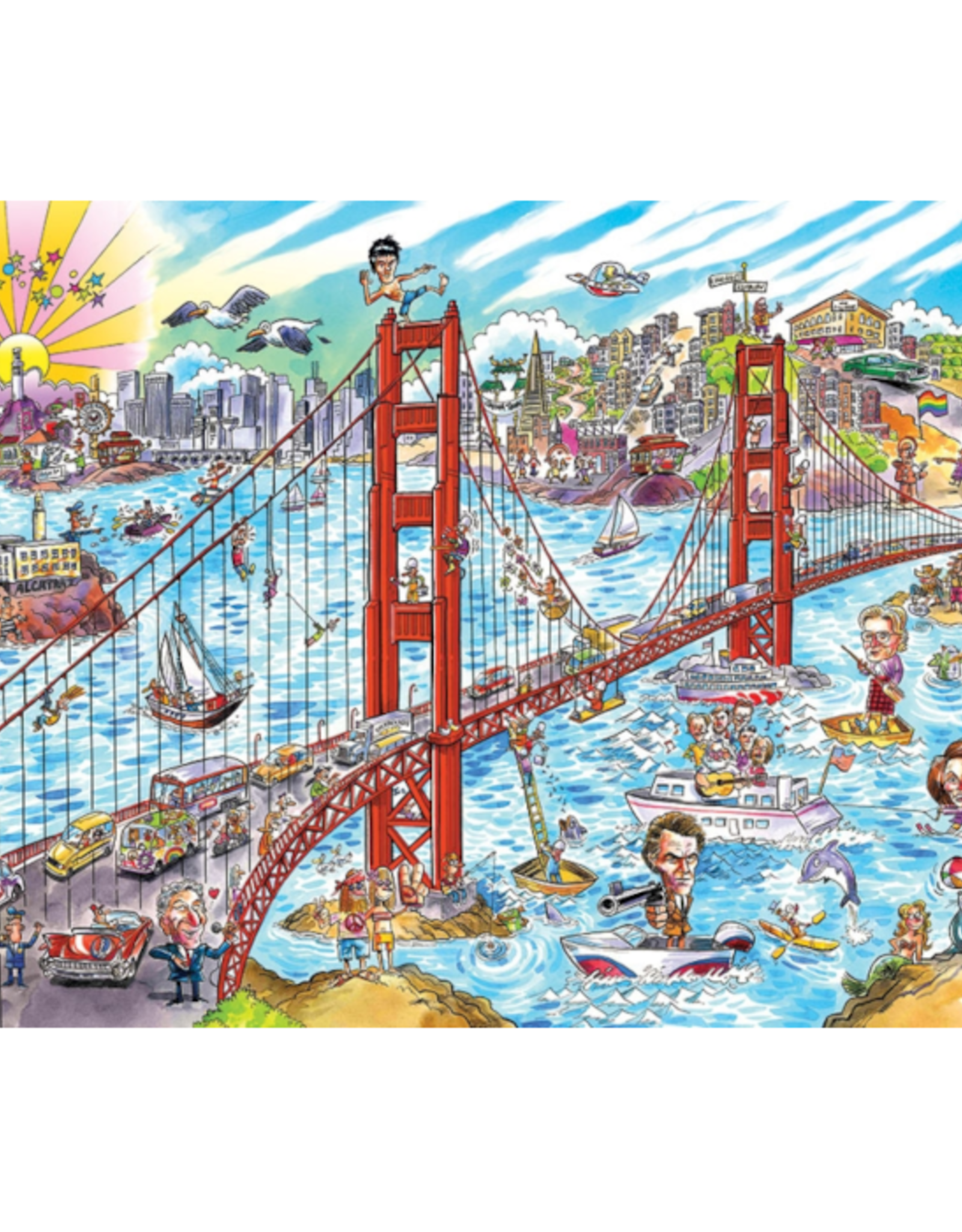 Cobble Hill Cobble Hill - 1000pcs - Doodletown: San Francisco