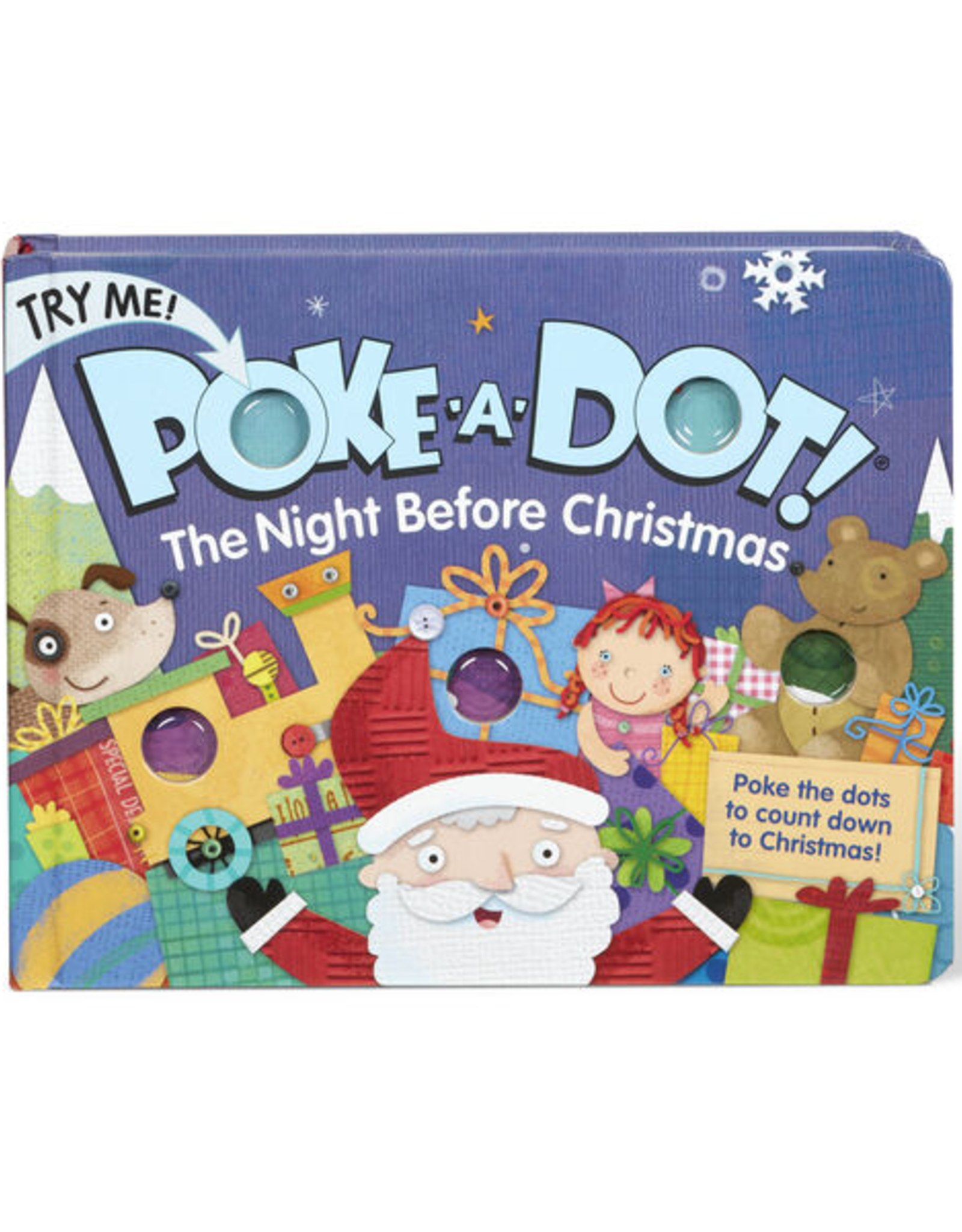 Melissa & Doug Poke-a-Dot - The Night Before Christmas Board Book