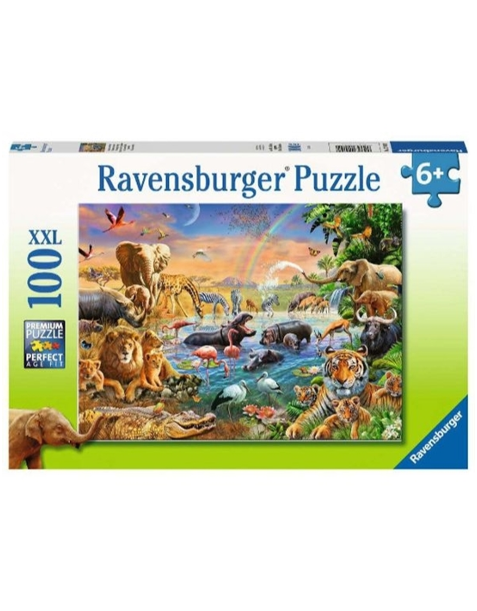 Ravensburger Ravensburger - 6+ - 100pcs - Savannah Jungle Waterhole