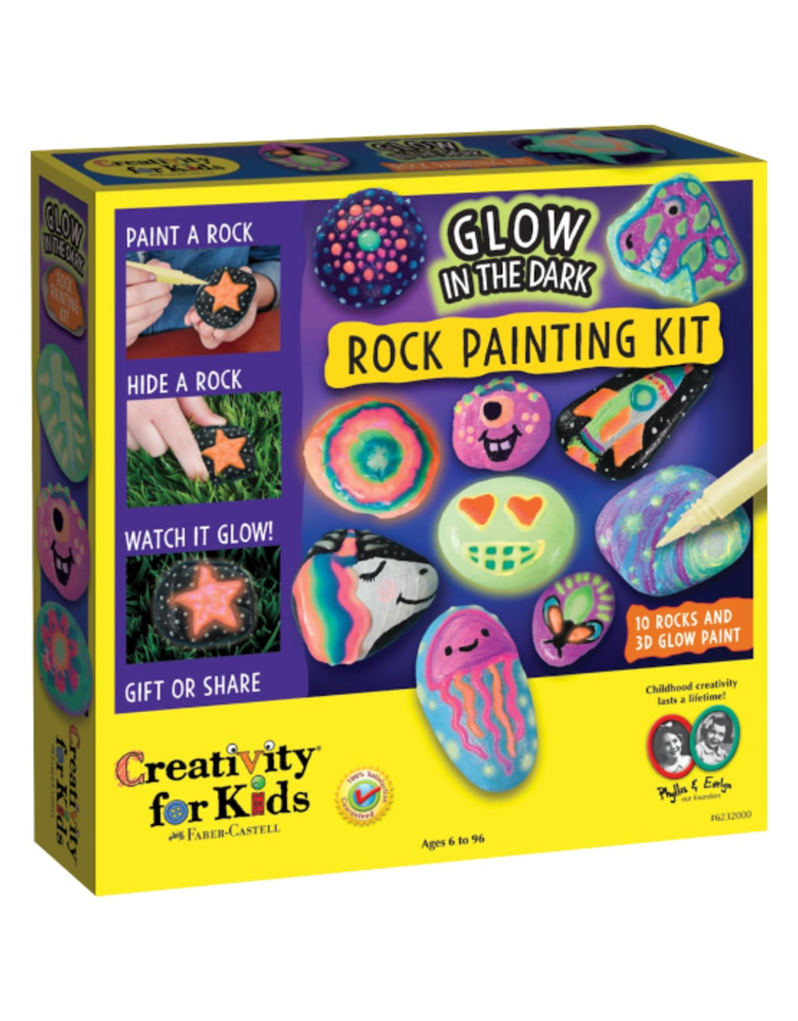 Creativity for Kids Creativity for Kids - Glow in the Dark Rock Painting kit