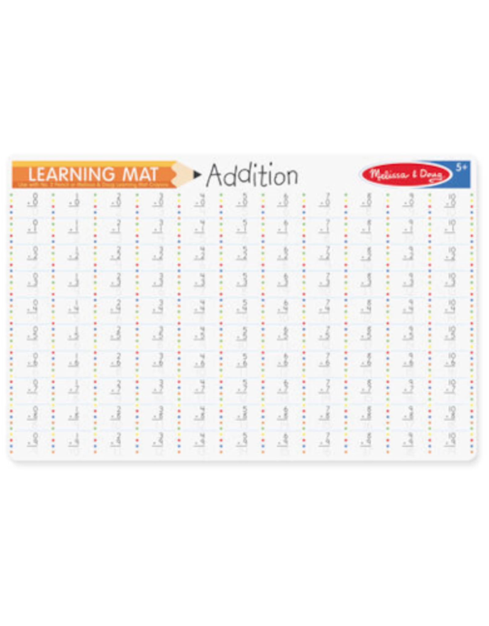 Melissa & Doug Melissa & Doug - Write-A-Mat - Addition Problems