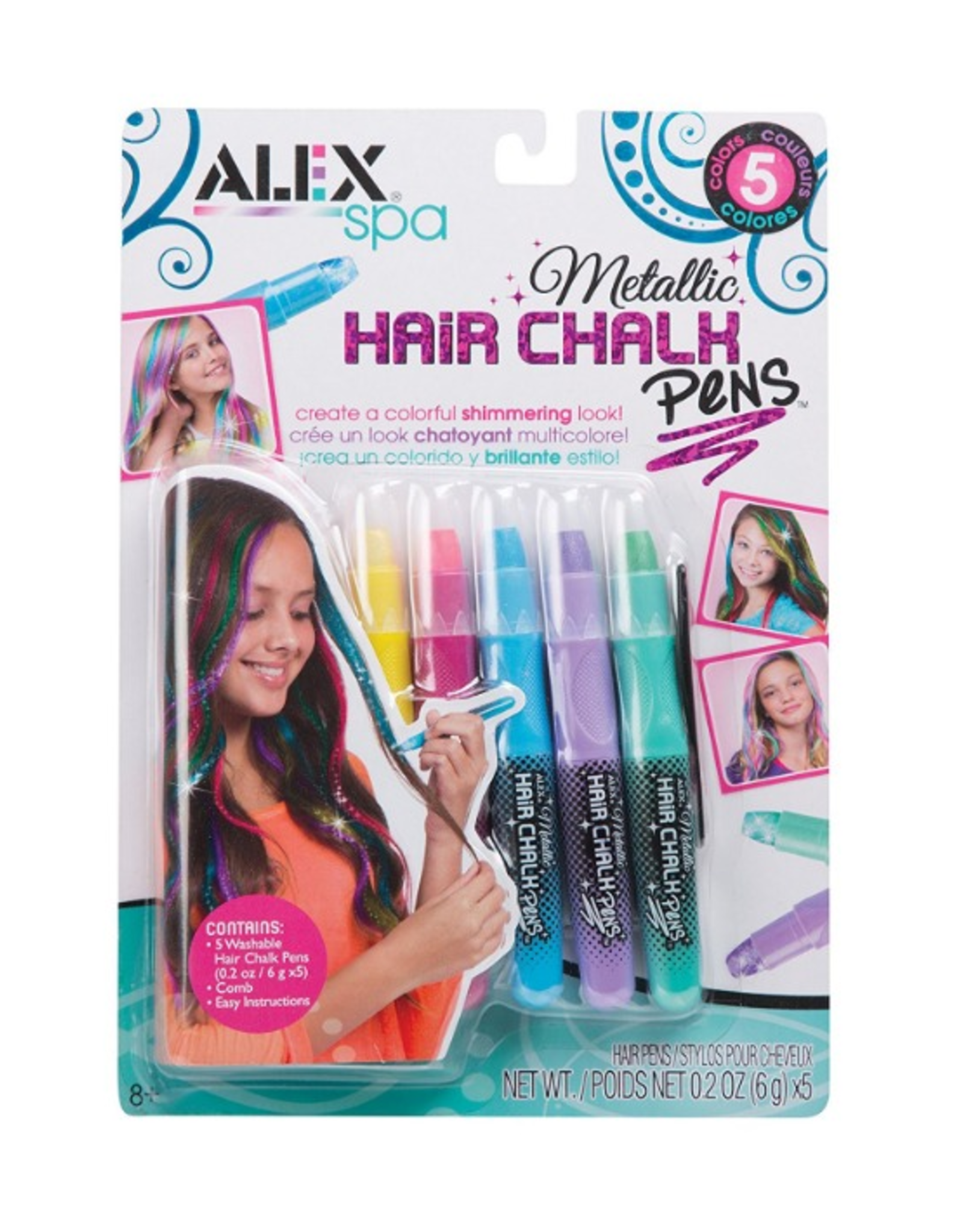 Alex Spa - Metallic Hair Chalk Pens