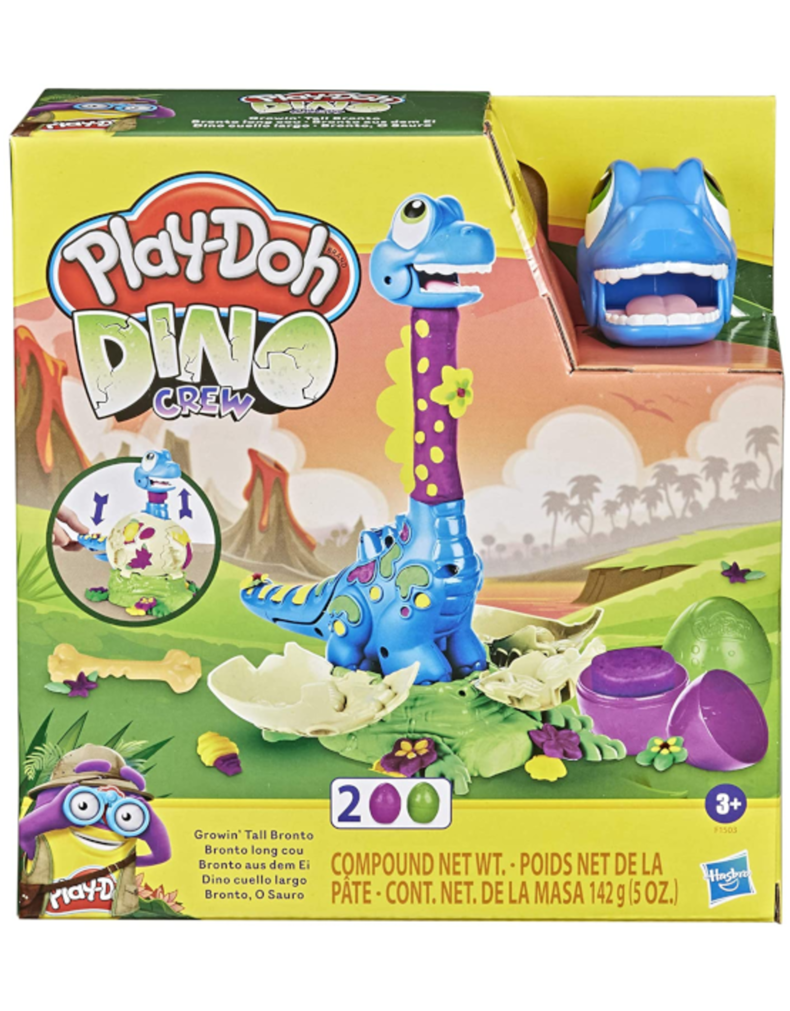 Play Doh - Dino Crate Escape - Growin' Tall Bronto