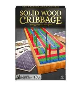 Spin Master Solid Wood Folding Cribbage Board